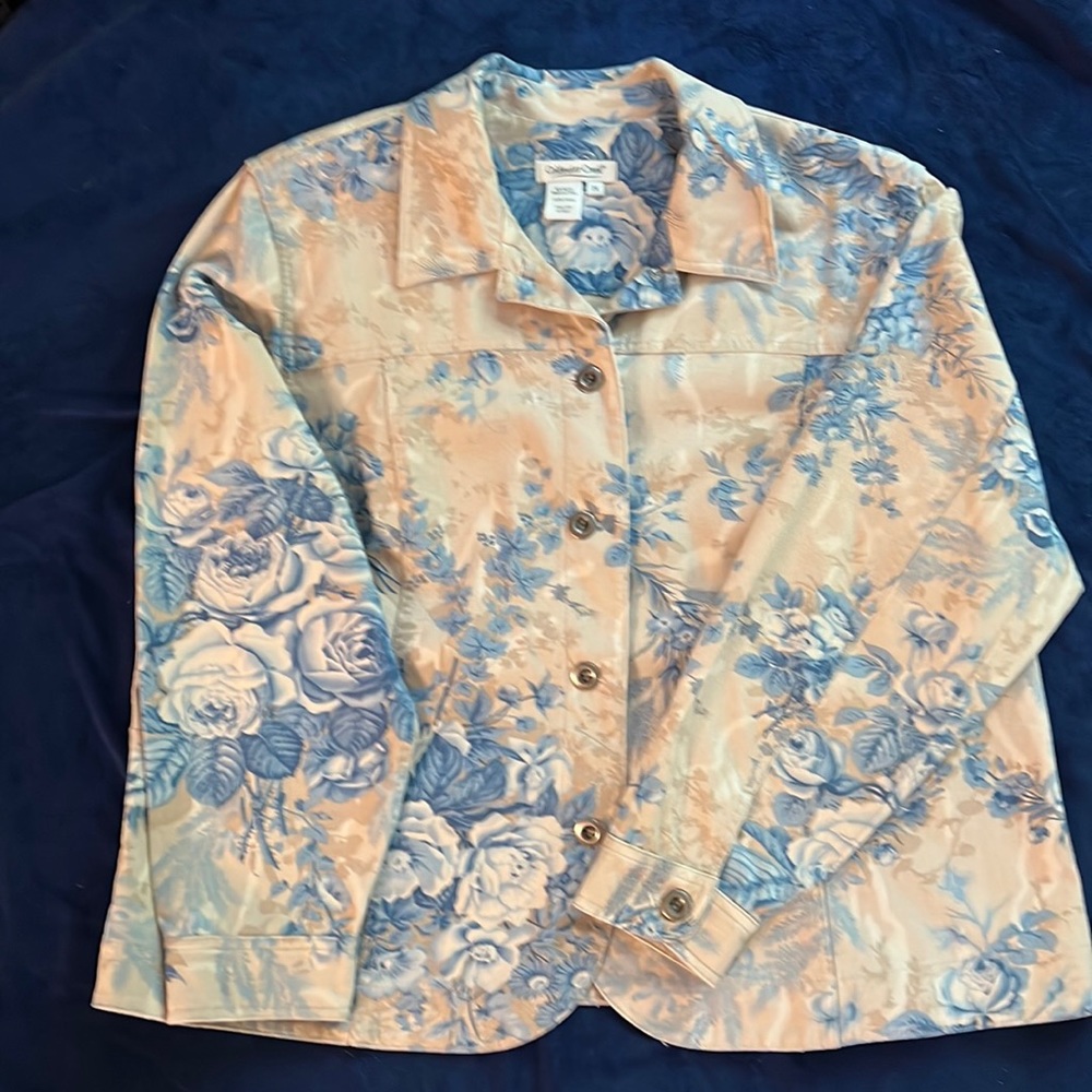 Coldwater Creek denim weight ls jacket